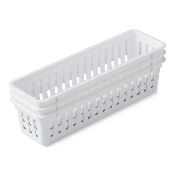 Utility  Drawer Baskets Set of 3 for Storage Narrow - Picture 3 of 5